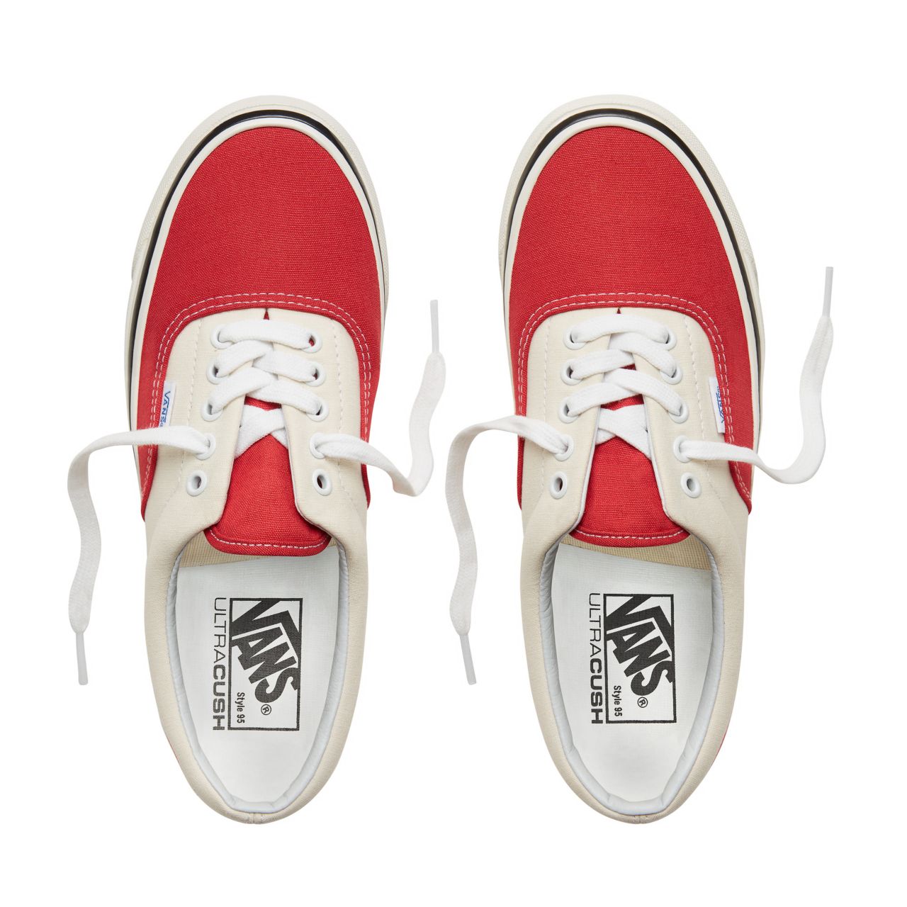 Vans Anaheim Factory Era 95 Classic Mens Womens - (Anaheim Factory) Og Red/Og White VA2RR1U8Q Shoes