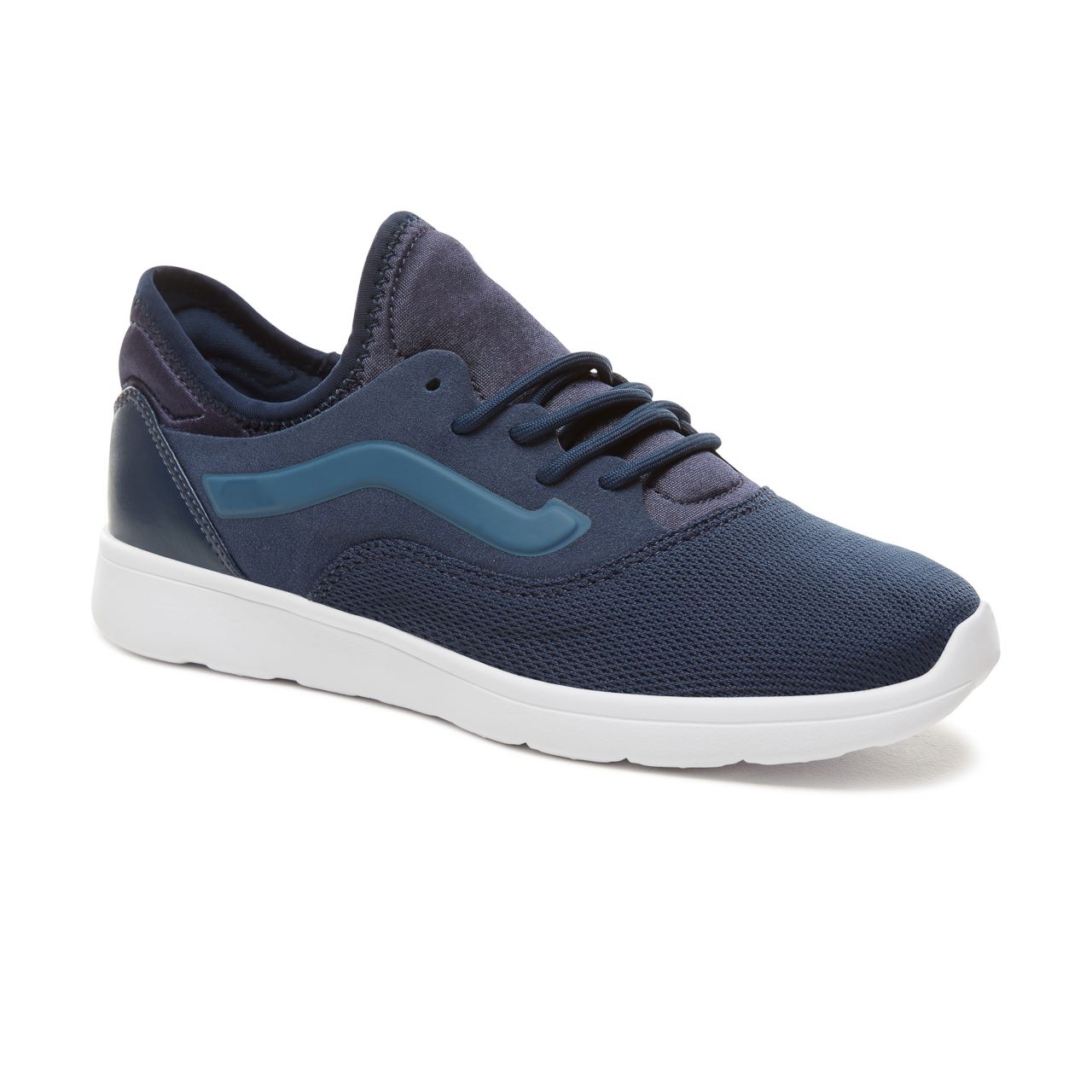 Vans Mesh Iso Route Classic Mens Womens - (Mesh) Dress Blues/True White VA3TKEU92 Shoes