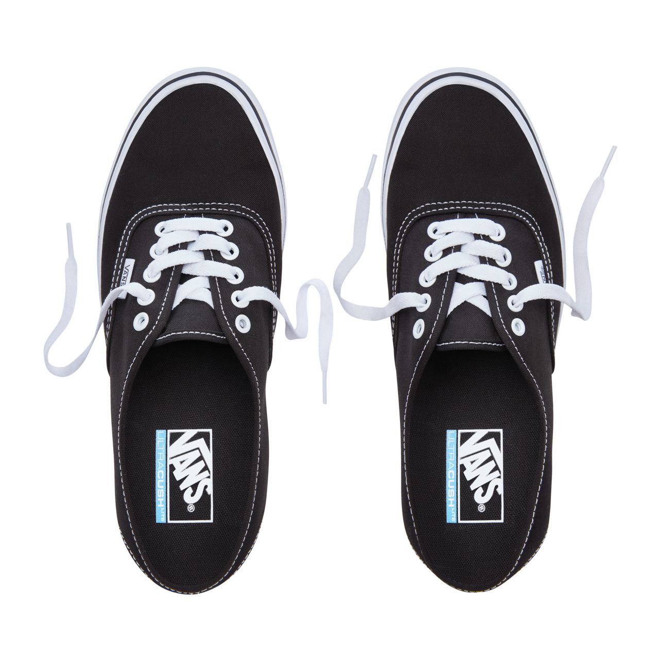 Vans Authentic Lite Classic Mens Womens - Black/White VA2Z5J187 Shoes