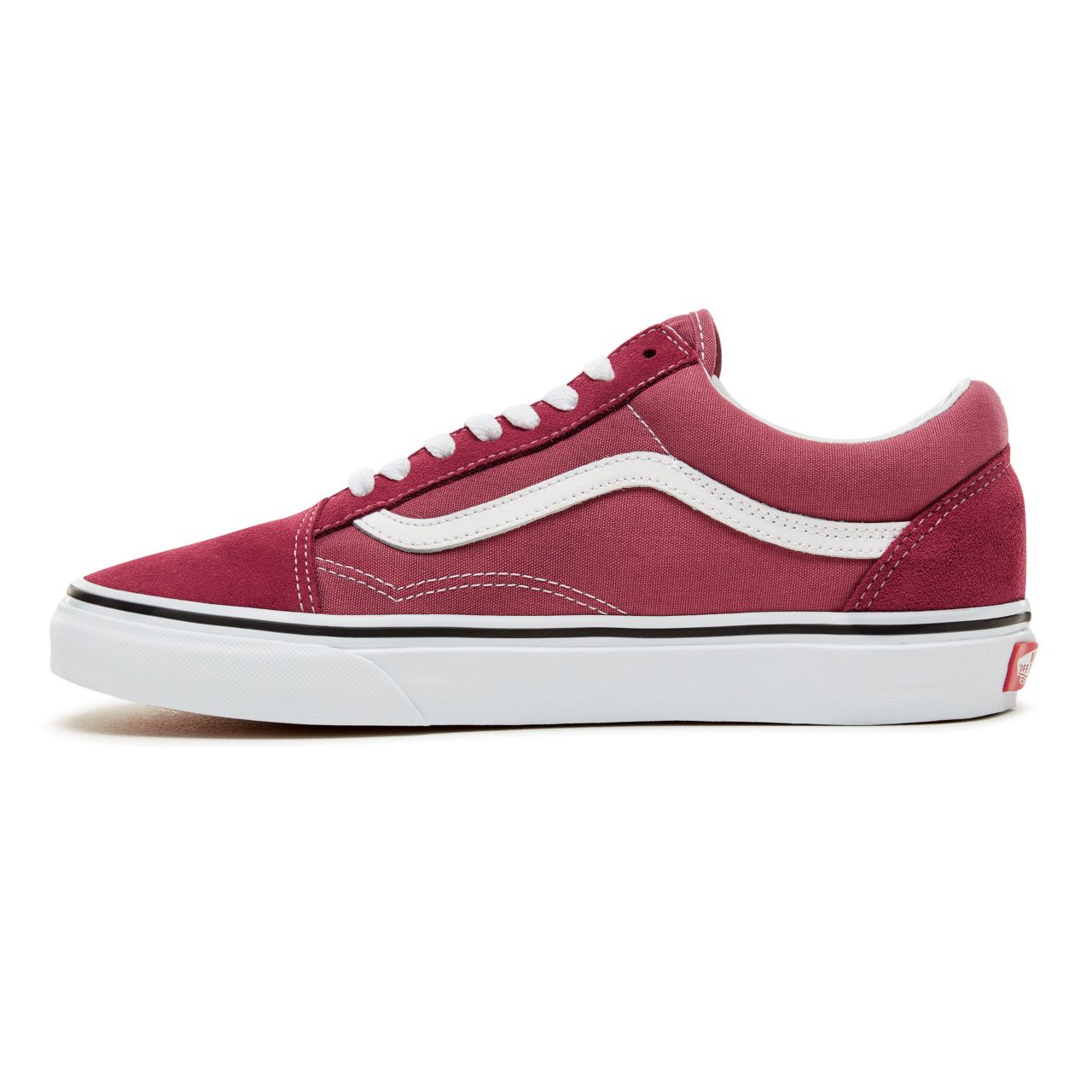 Vans Color Theory Old Skool Classic (Unisex) Mens Womens - Dry Rose/True White VA38G1U64 Shoes