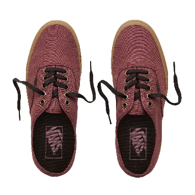 Vans Gum Outsole Authentic Classic Mens Womens - (Gum Outsole) Catawba Grape/Black VA38EMU5A Shoes