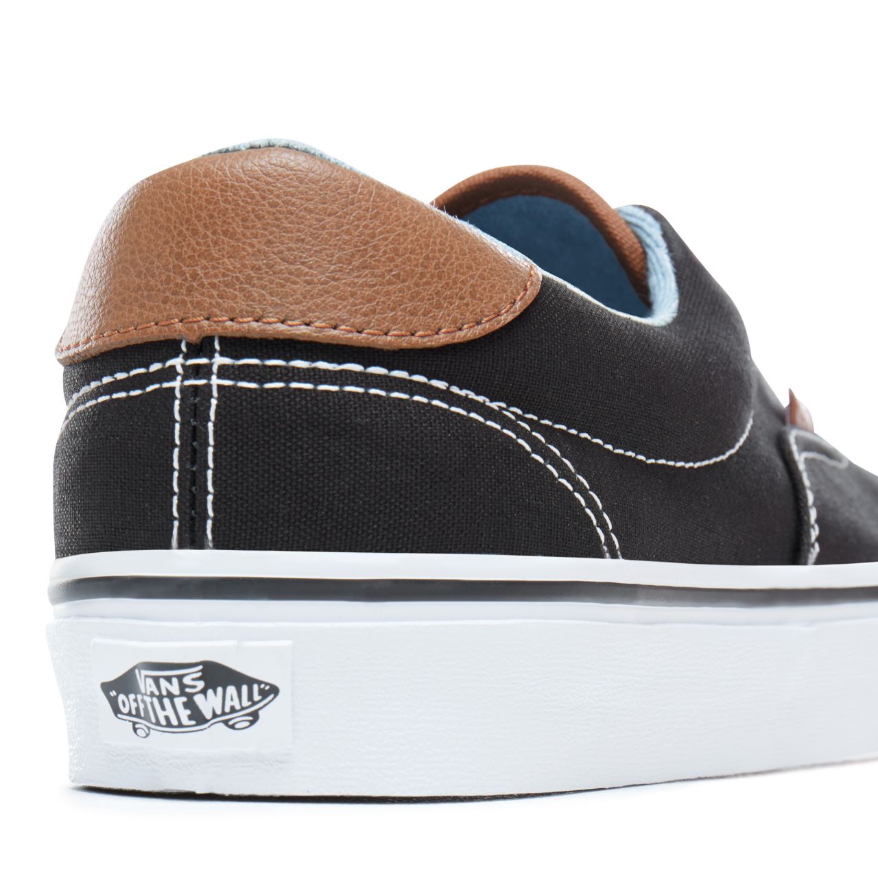 Vans C&L Era 59 Classic Mens Womens - Black-Acid Denim VA38FSQK3 Shoes