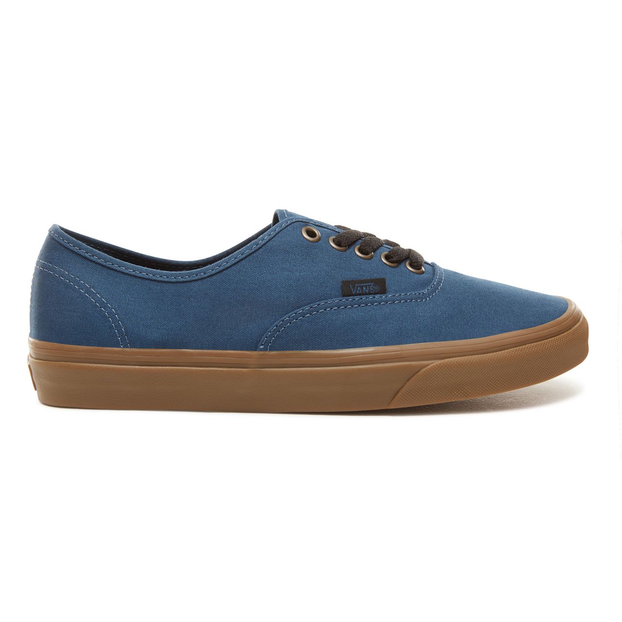 Vans Gum Outsole Authentic Classic Mens Womens - (Gum Outsole) Dark Denim/Black VA38EMU4C Shoes