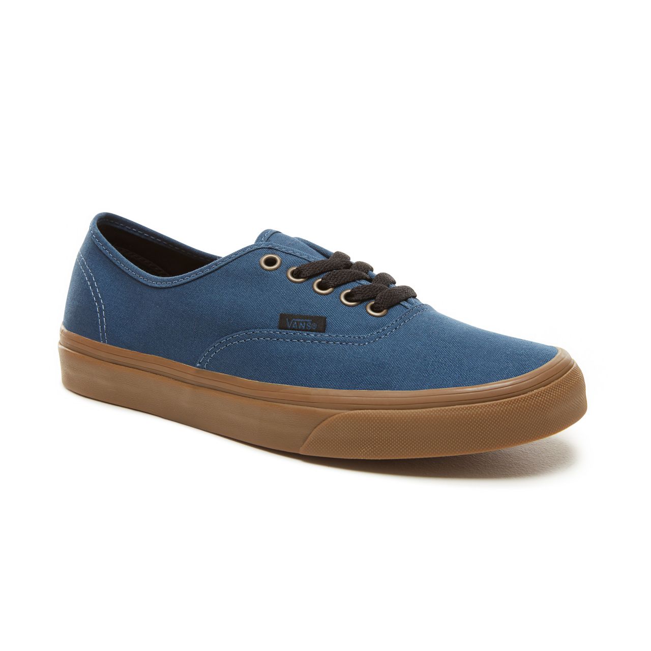 Vans Gum Outsole Authentic Classic Mens Womens - (Gum Outsole) Dark Denim/Black VA38EMU4C Shoes