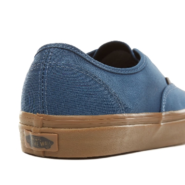 Vans Gum Outsole Authentic Classic Mens Womens - (Gum Outsole) Dark Denim/Black VA38EMU4C Shoes