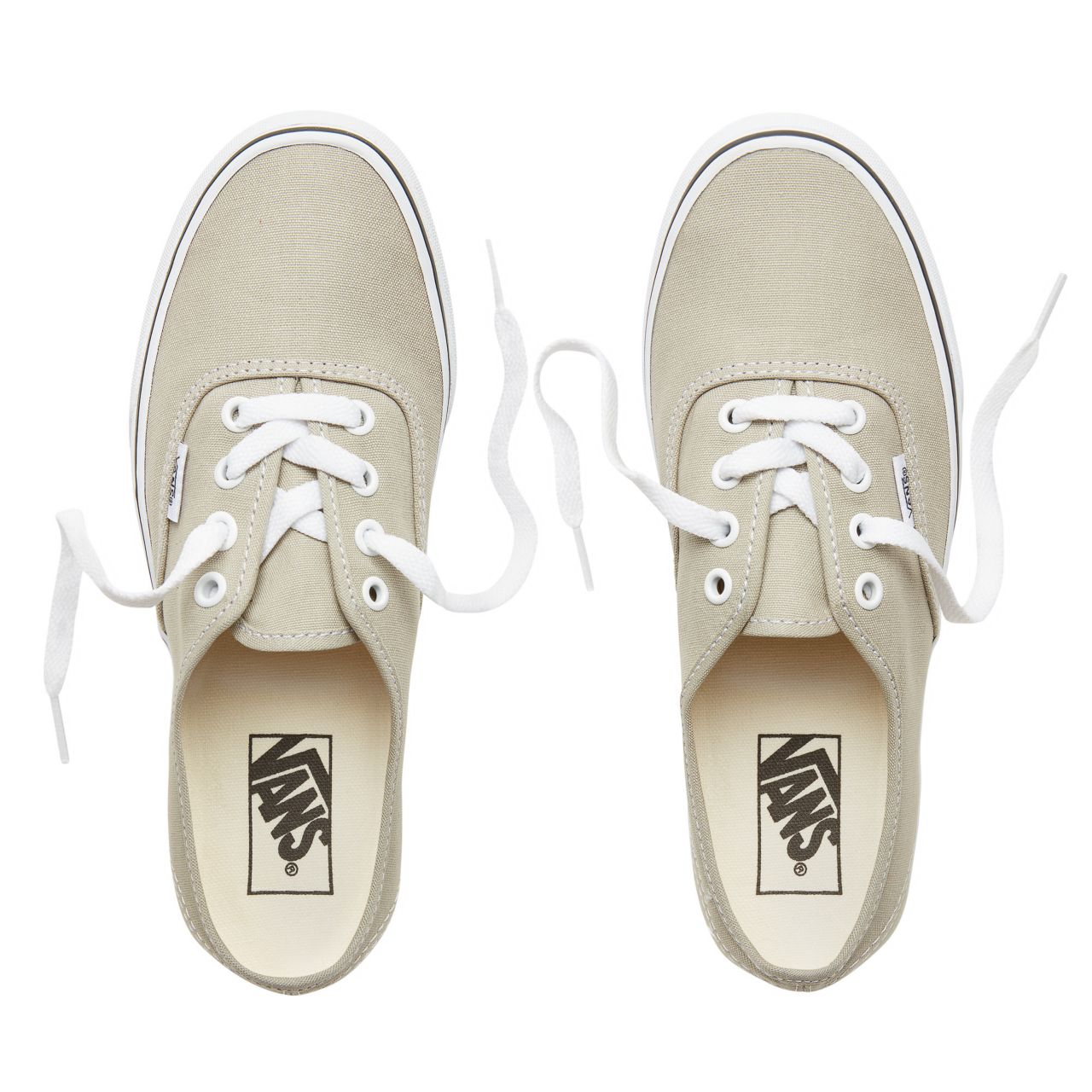 Vans Color Theory Authentic Classic (Unisex) Mens Womens - Desert Sage/True White VA38EMU62 Shoes