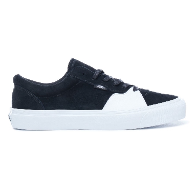 Vans Dipped Style 205 Classic Mens Womens - Black-True White VA3DPTQV1 Shoes