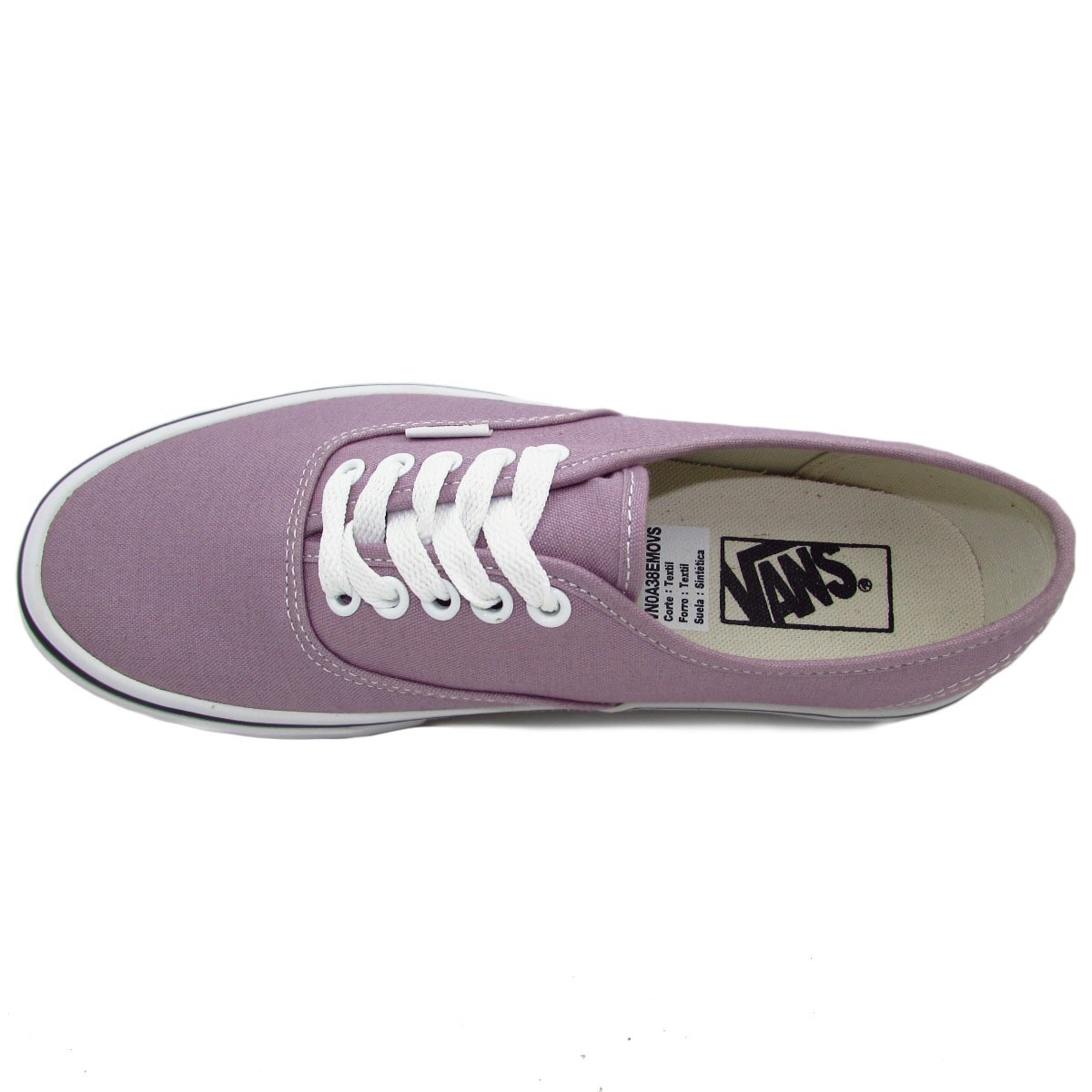 Vans Authentic Classic Mens Womens - Sea Fog/True White VN0A38EMOVS Shoes