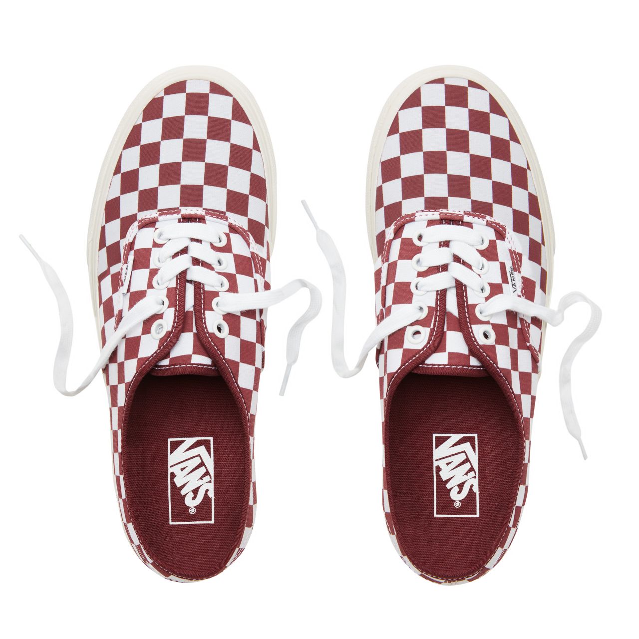 Vans Checkerboard Authentic Classic Mens Womens - (Checkerboard) Port Royale/Marshmallow VA38EMU54 Shoes