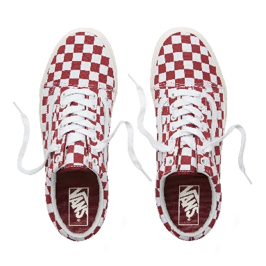 Vans Checkerboard Old Skool Classic Mens Womens - (Checkerboard) Port Royale/Marshmallow VA38G1U54 Shoes