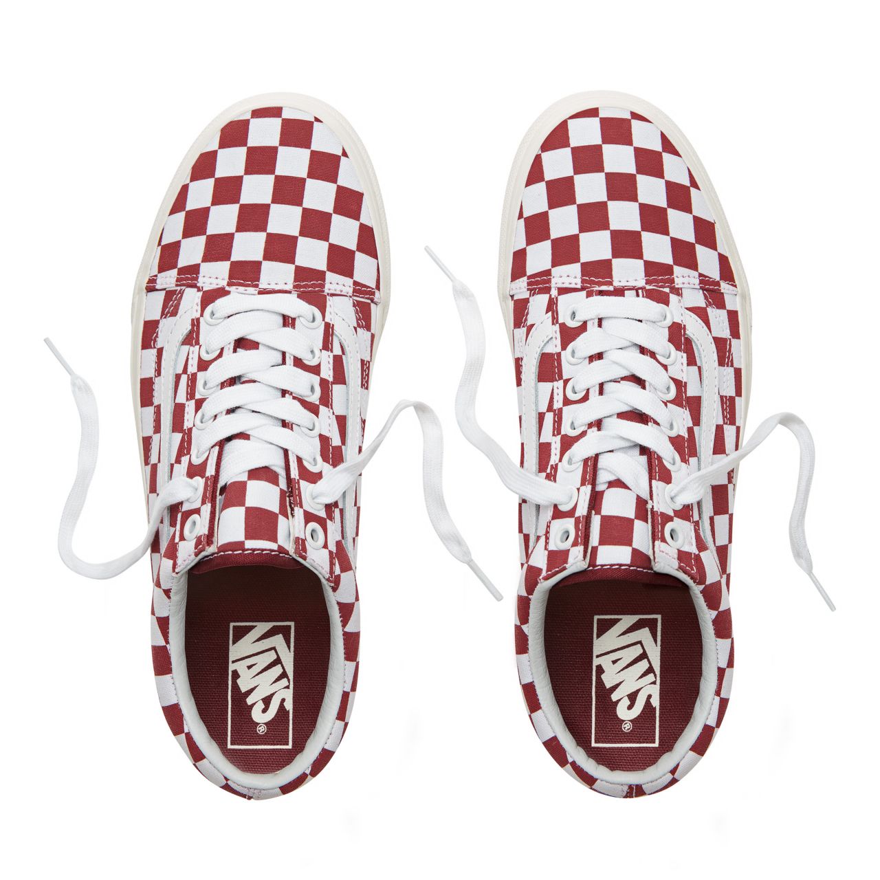 Vans Checkerboard Old Skool Classic Mens Womens - (Checkerboard) Port Royale/Marshmallow VA38G1U54 Shoes