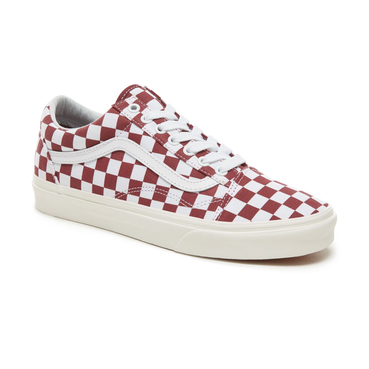 Vans Checkerboard Old Skool Classic Mens Womens - (Checkerboard) Port Royale/Marshmallow VA38G1U54 Shoes