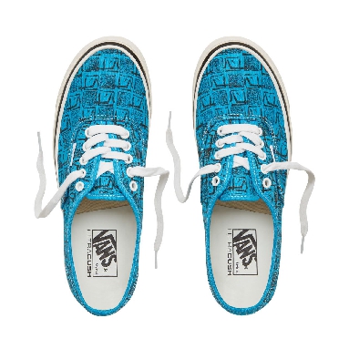 Vans Anaheim Factory Authentic 44 Classic Mens Womens - (Anaheim Factory) Og Bright Blue/Square Root VA38ENU69 Shoes