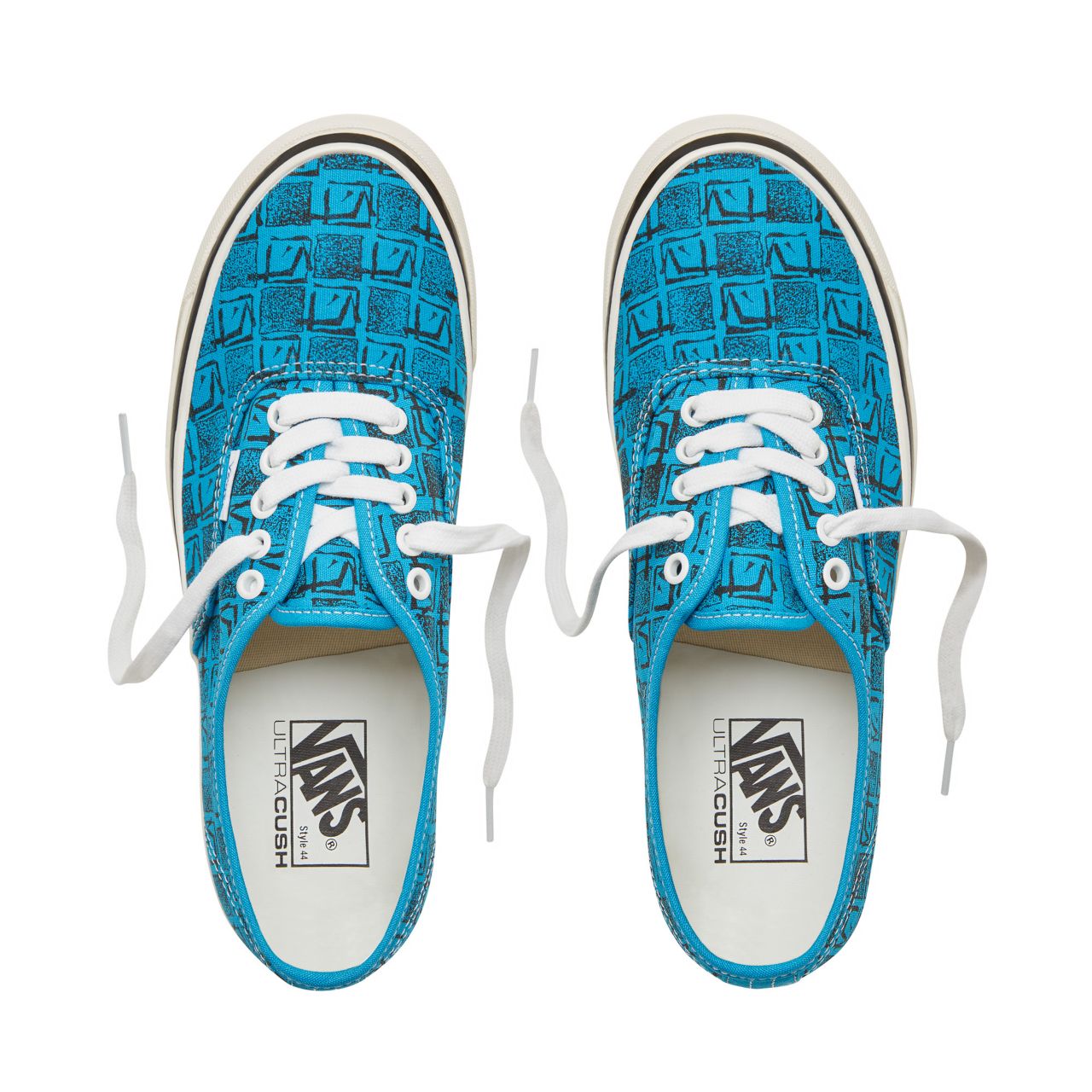 Vans Anaheim Factory Authentic 44 Classic Mens Womens - (Anaheim Factory) Og Bright Blue/Square Root VA38ENU69 Shoes