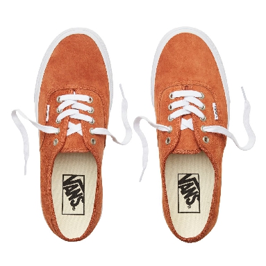 Vans Suede Authentic Classic Mens Womens - (Pig Suede) Leather Brown/True White VA38EMU5K Shoes