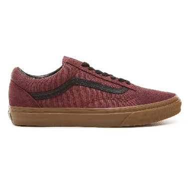 Vans Suede Gum Outsole Old Skool Classic Mens Womens - (Gum Outsole) Catawba Grape/Black VA38G1U5A Shoes