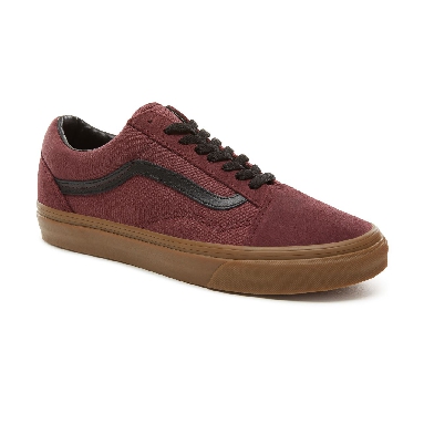 Vans Suede Gum Outsole Old Skool Classic Mens Womens - (Gum Outsole) Catawba Grape/Black VA38G1U5A Shoes