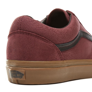 Vans Suede Gum Outsole Old Skool Classic Mens Womens - (Gum Outsole) Catawba Grape/Black VA38G1U5A Shoes