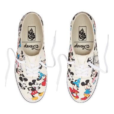 Vans Disney x Vans Authentic Classic Mens Womens - (Disney) MickeyS Birthday/True White VN0A38EMUJ2 Shoes