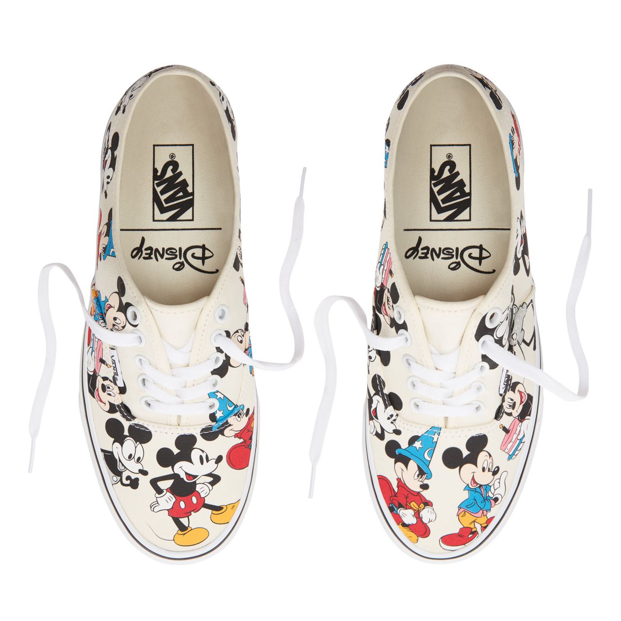 Vans Disney x Vans Authentic Classic Mens Womens - (Disney) MickeyS Birthday/True White VN0A38EMUJ2 Shoes