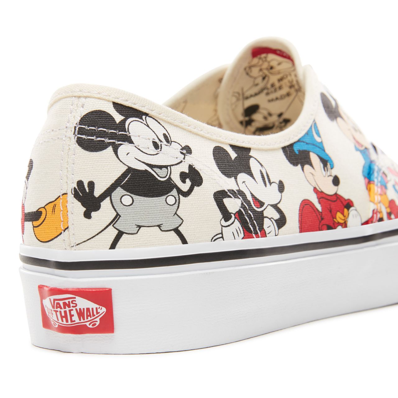 Vans Disney x Vans Authentic Classic Mens Womens - (Disney) MickeyS Birthday/True White VN0A38EMUJ2 Shoes