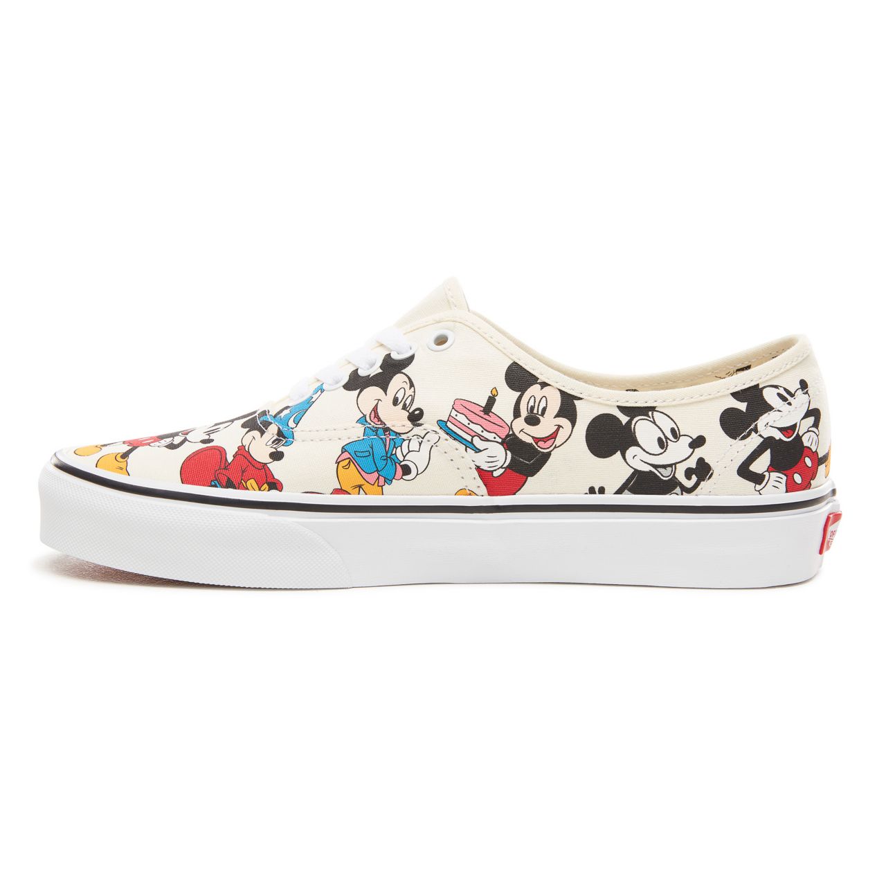 Vans Disney x Vans Authentic Classic Mens Womens - (Disney) MickeyS Birthday/True White VN0A38EMUJ2 Shoes