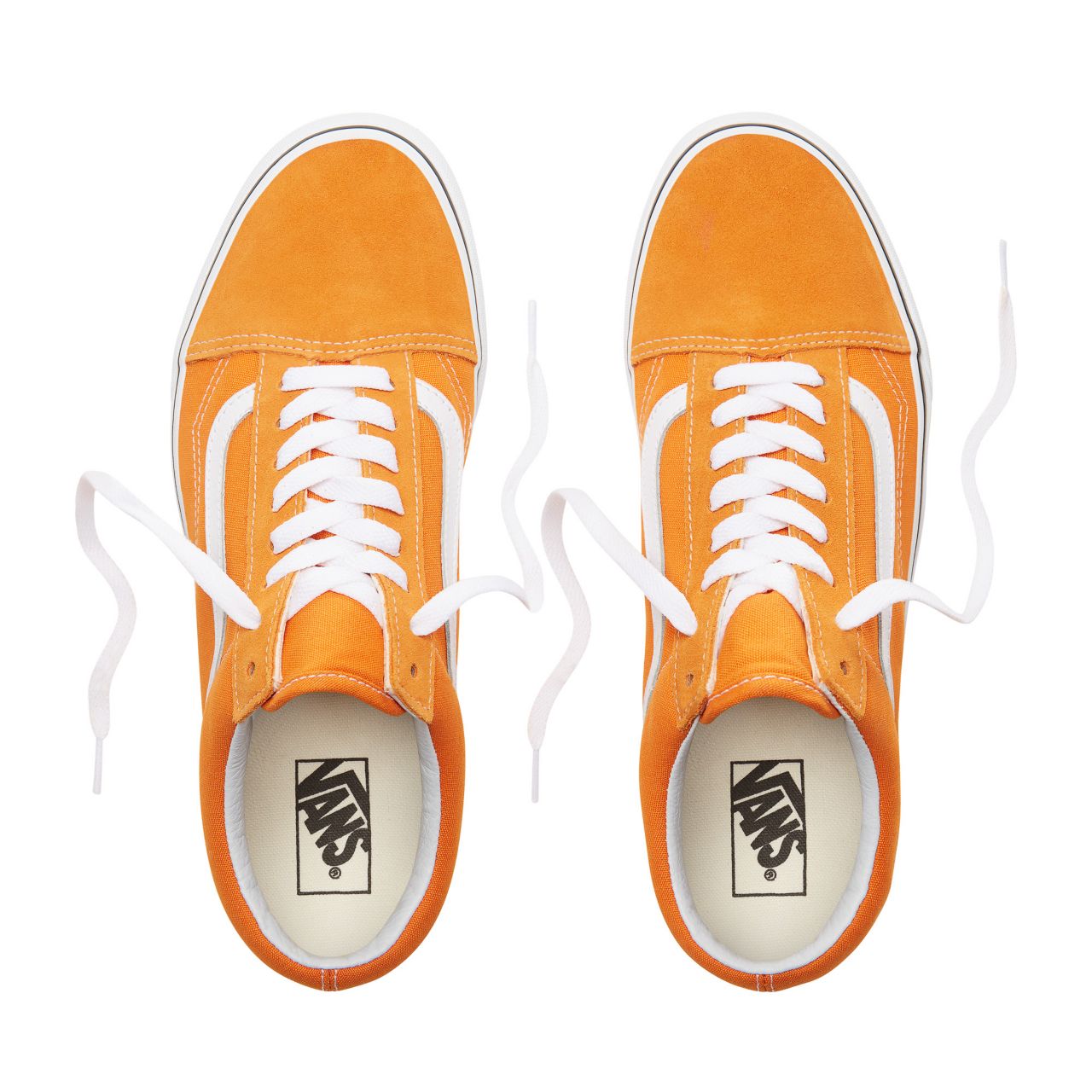 Vans Old Skool Classic Mens Womens - Dark Cheddar/True White VN0A38G1UKU Shoes