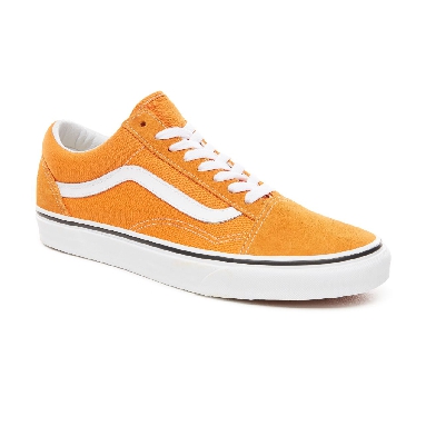 Vans Old Skool Classic Mens Womens - Dark Cheddar/True White VN0A38G1UKU Shoes