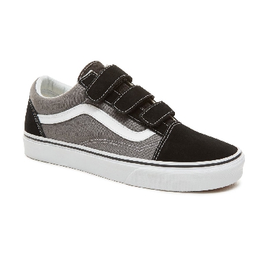 Vans Old Skool V Classic Mens Womens - Pewter/Black VA3D29PBQ Shoes