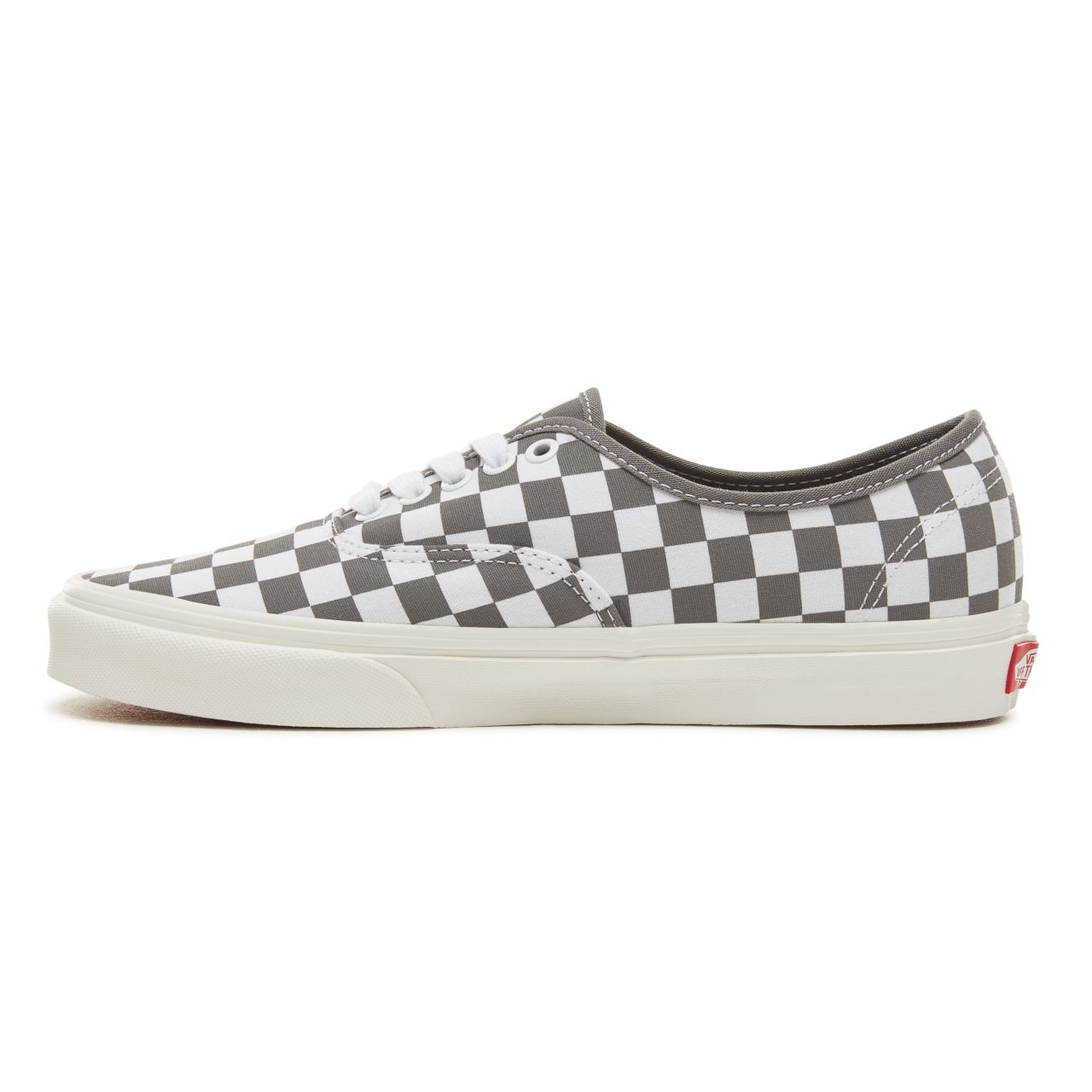 Vans Checkerboard Authentic Classic Mens Womens - (Checkerboard) Pewter/Marshmallow VA38EMU53 Shoes