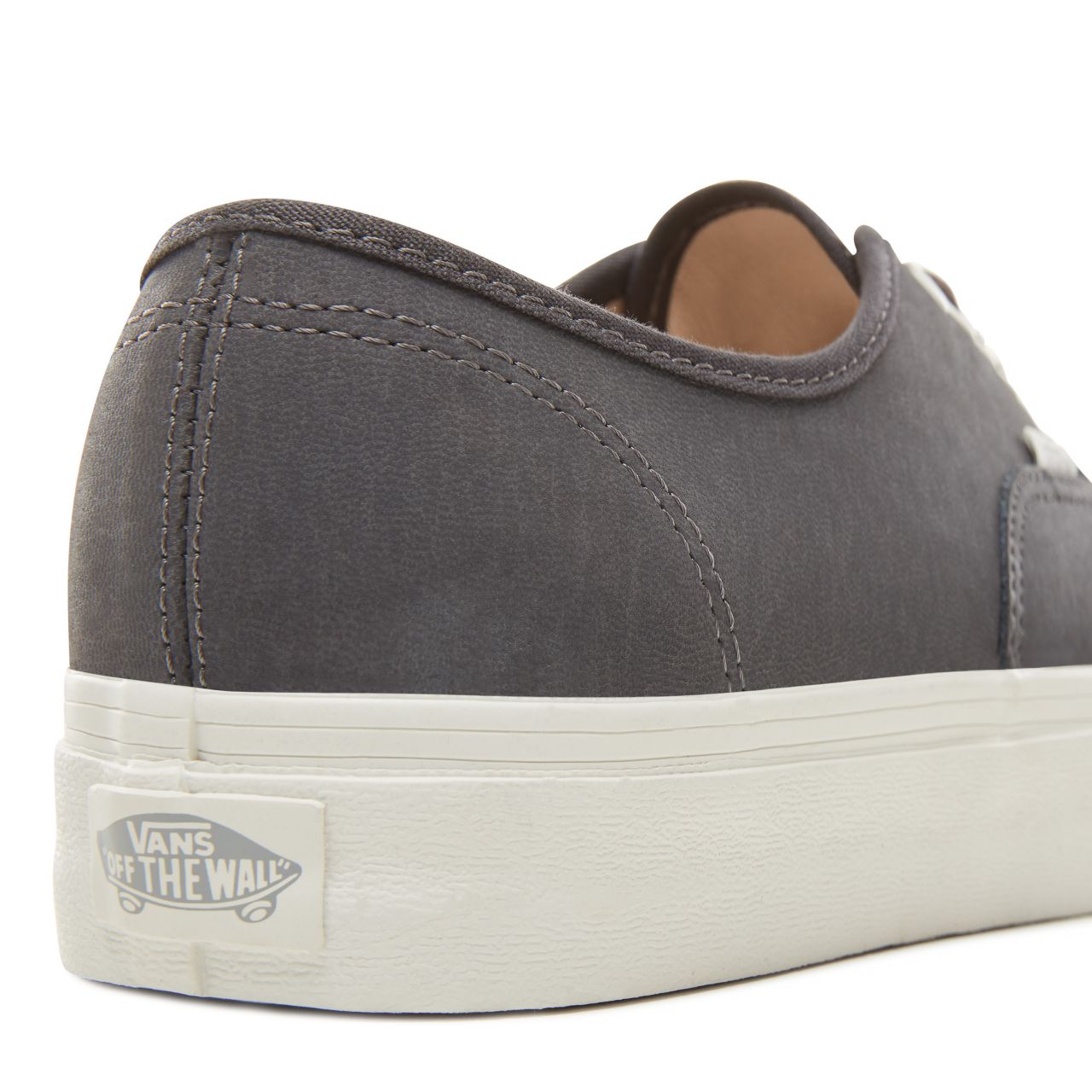 Vans Vansbuck Authentic Classic Mens Womens - (Vansbuck) Asphalt/Blanc De Blanc VA38EMU4A Shoes