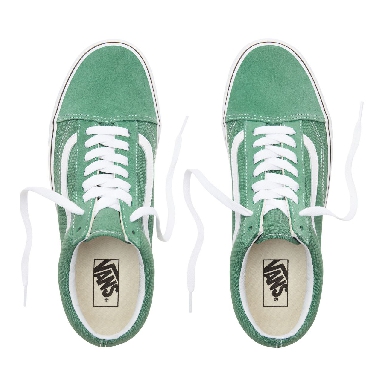 Vans Old Skool Classic Mens Womens - Deep Grass Green/True White VN0A38G1UKV Shoes