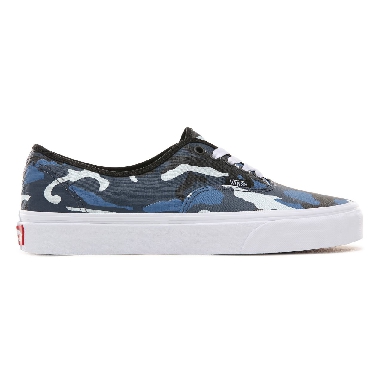 Vans Pop Camo Authentic Classic Mens Womens - (Pop Camo) Black/Dress Blues/True White VA38EMRK2 Shoes