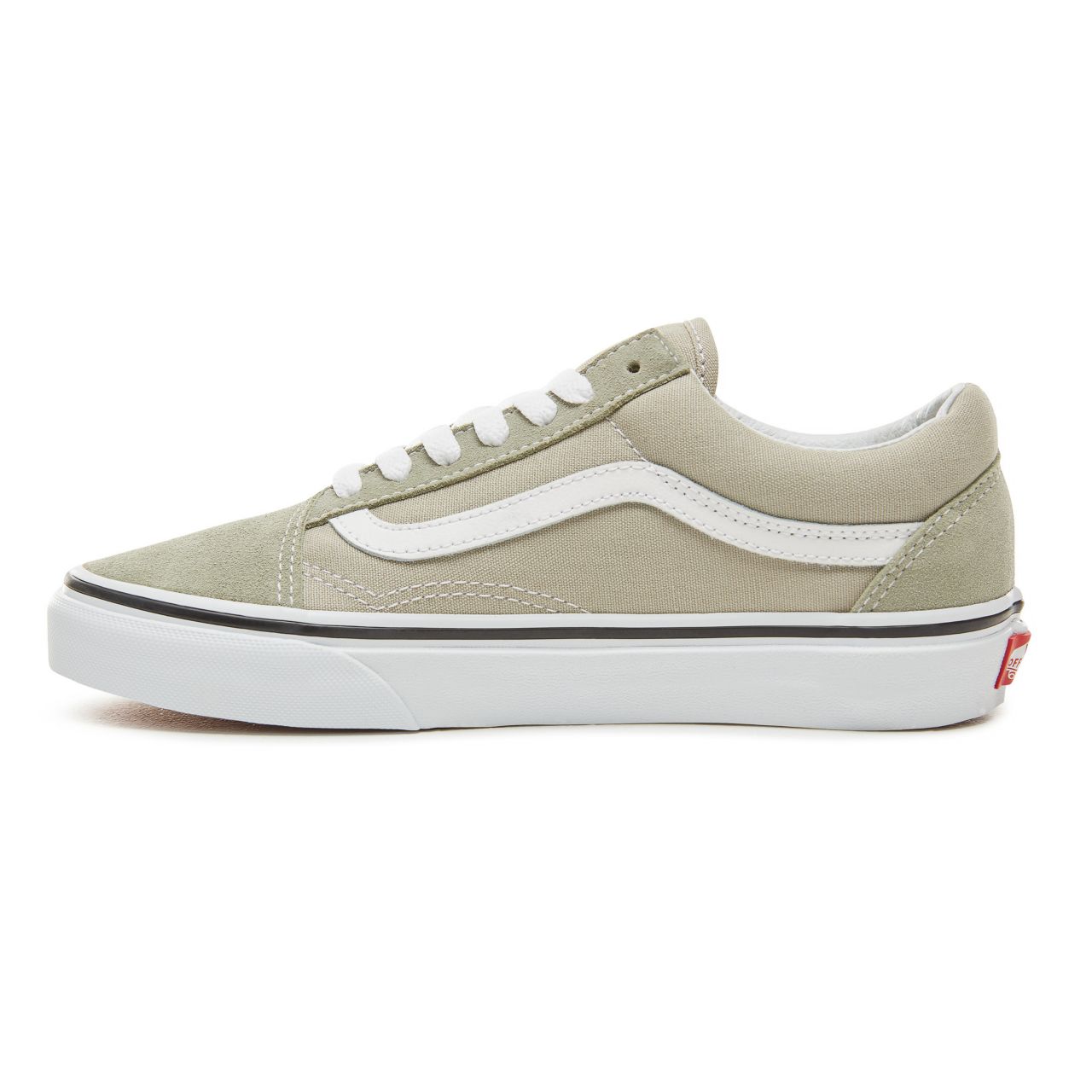 Vans Color Theory Old Skool Classic (Unisex) Mens Womens - Desert Sage/True White VA38G1U62 Shoes