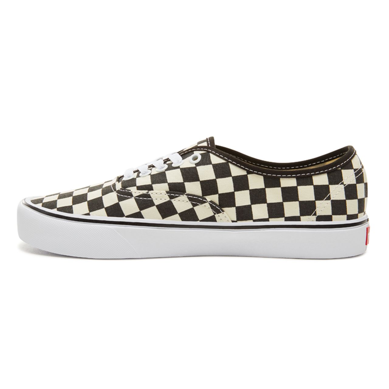 Vans Checkerboard Authentic Lite Classic Mens Womens - Black-White VA2Z5J5GX Shoes