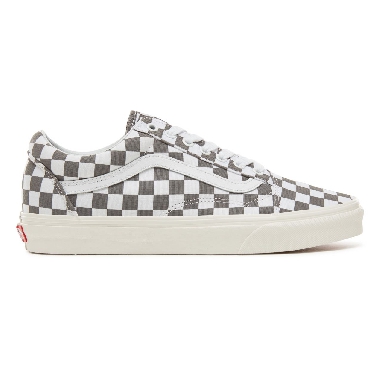 Vans Checkerboard Old Skool Classic Mens Womens - (Checkerboard) Pewter/Marshmallow VA38G1U53 Shoes