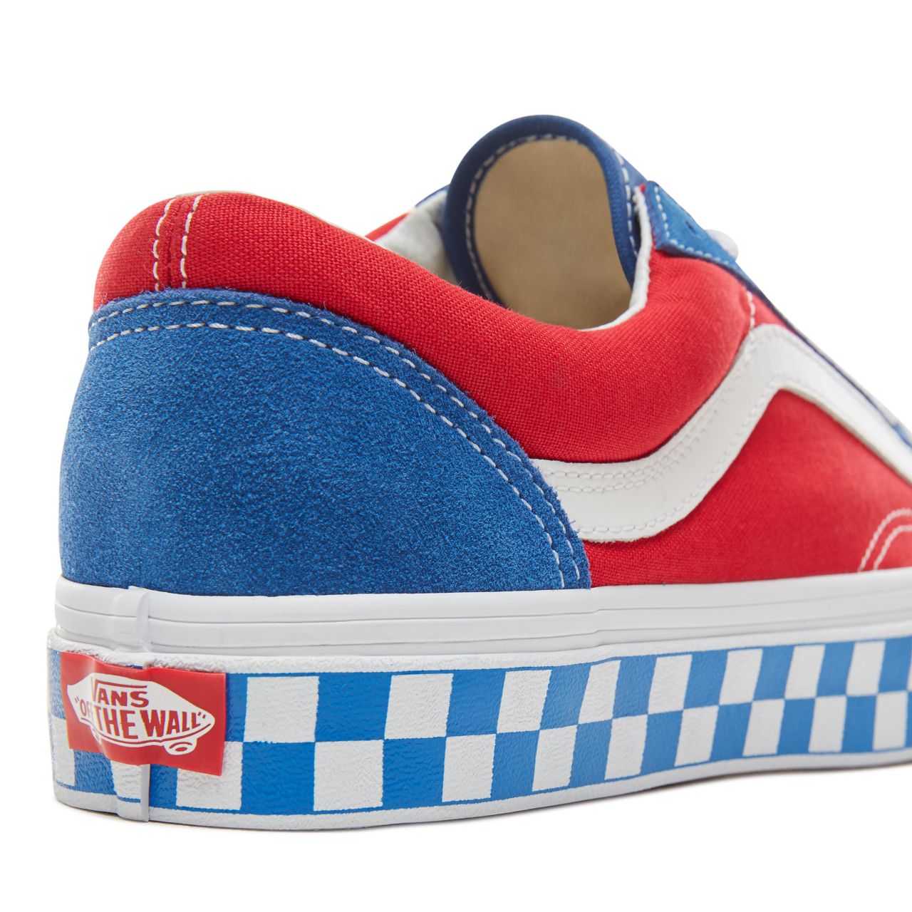 Vans Suede BMX Checkerboard Style 36 Classic Mens Womens - (Bmx Checkerboard) True Blue/Red VA3DZ3U8H Shoes