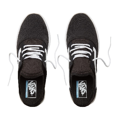 Vans Staple Iso Route Classic Mens Womens - (Staple) Black/True White VA3TKEOS7 Shoes