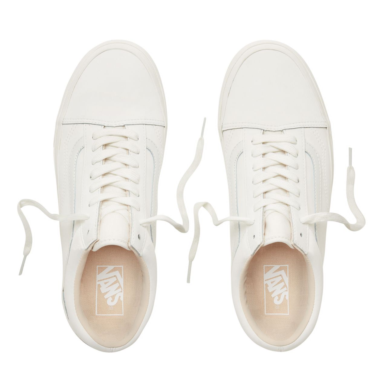 Vans Vansbuck Old Skool Classic Mens Womens - (Vansbuck) Blanc De Blanc VA38G1U5V Shoes