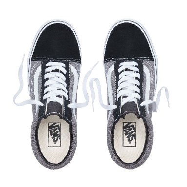 Vans Old Skool Classic Mens Womens - Black/Pewter VKW6HR0 Shoes