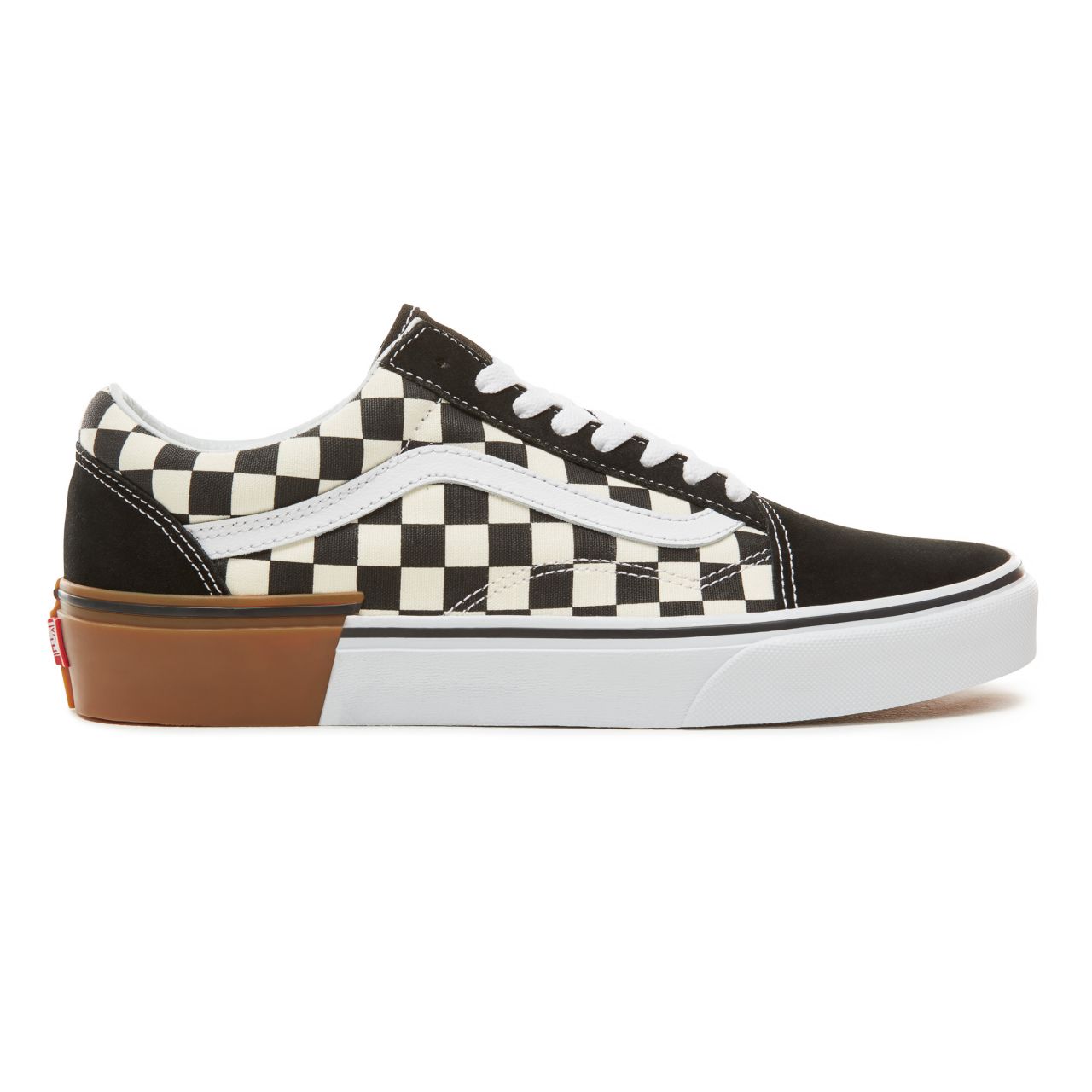 Vans Suede Gum Block Old Skool Classic Mens Womens - (Gum Block) Checkerboard VA38G1U58 Shoes