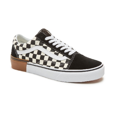 Vans Suede Gum Block Old Skool Classic Mens Womens - (Gum Block) Checkerboard VA38G1U58 Shoes