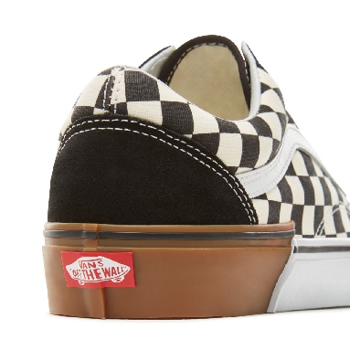 Vans Suede Gum Block Old Skool Classic Mens Womens - (Gum Block) Checkerboard VA38G1U58 Shoes