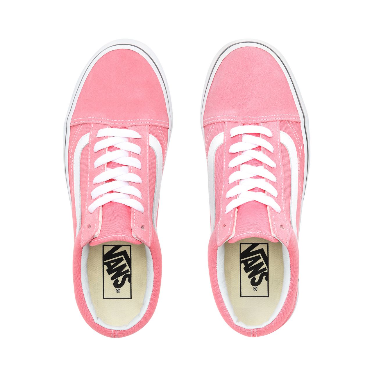 Vans Old Skool Classic Womens - Strawberry Pink/True White VN0A38G1GY7 Shoes