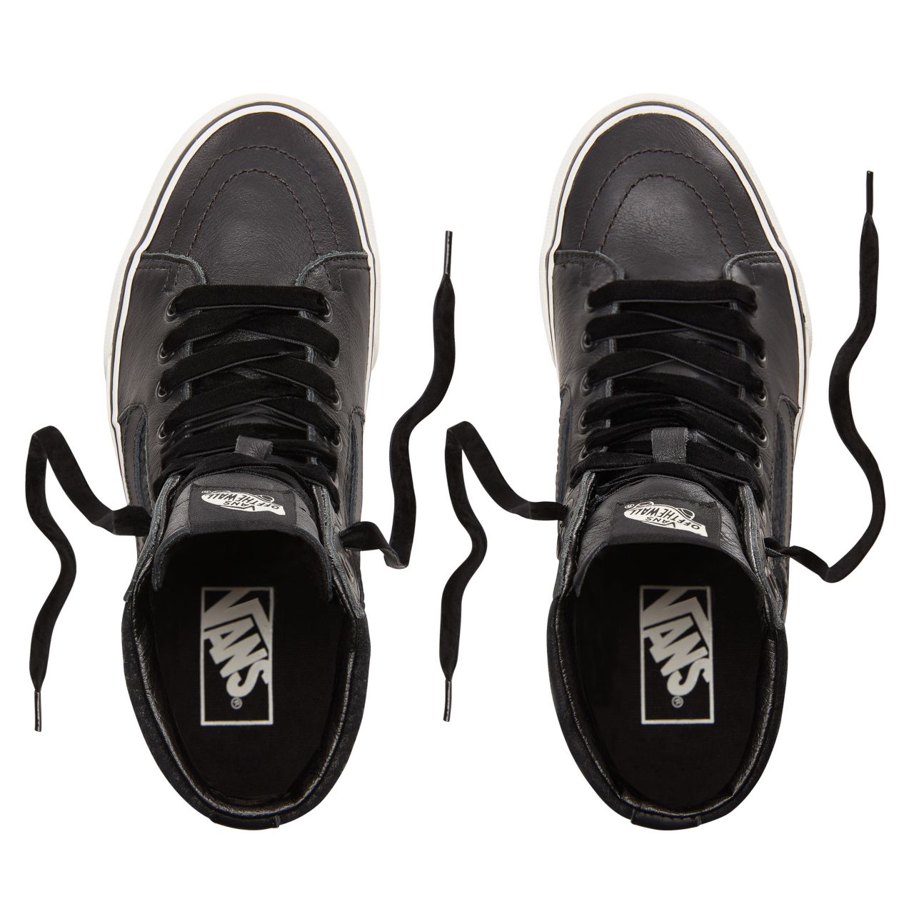 Vans Leather Sk8-Hi Platform 2.0 Classic Womens - (Leather) Snake/Black VN0A3TKNUQF Shoes