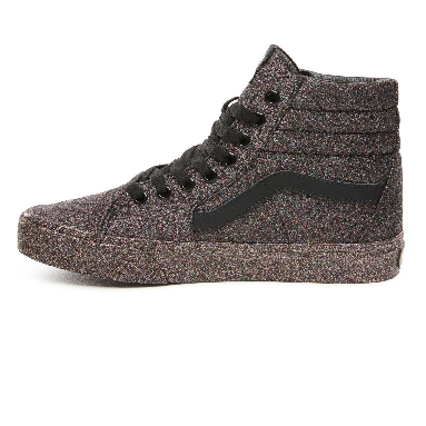 Vans Rainbow Glitter Sk8-Hi Classic Womens - (Rainbow Glitter) Black/Black VN0A38GEUKN Shoes