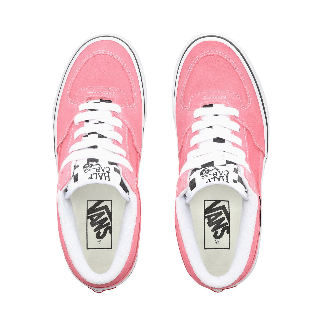 Vans Suede Half Cab Classic Womens - (Suede) Strawberry Pink/True White VN0A348EVQ3 Shoes