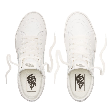 Vans Leather Sk8-Hi Platform 2.0 Classic Womens - (Leather) Snake/White VN0A3TKNUPK Shoes