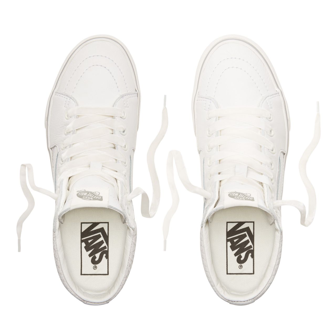 Vans Leather Sk8-Hi Platform 2.0 Classic Womens - (Leather) Snake/White VN0A3TKNUPK Shoes