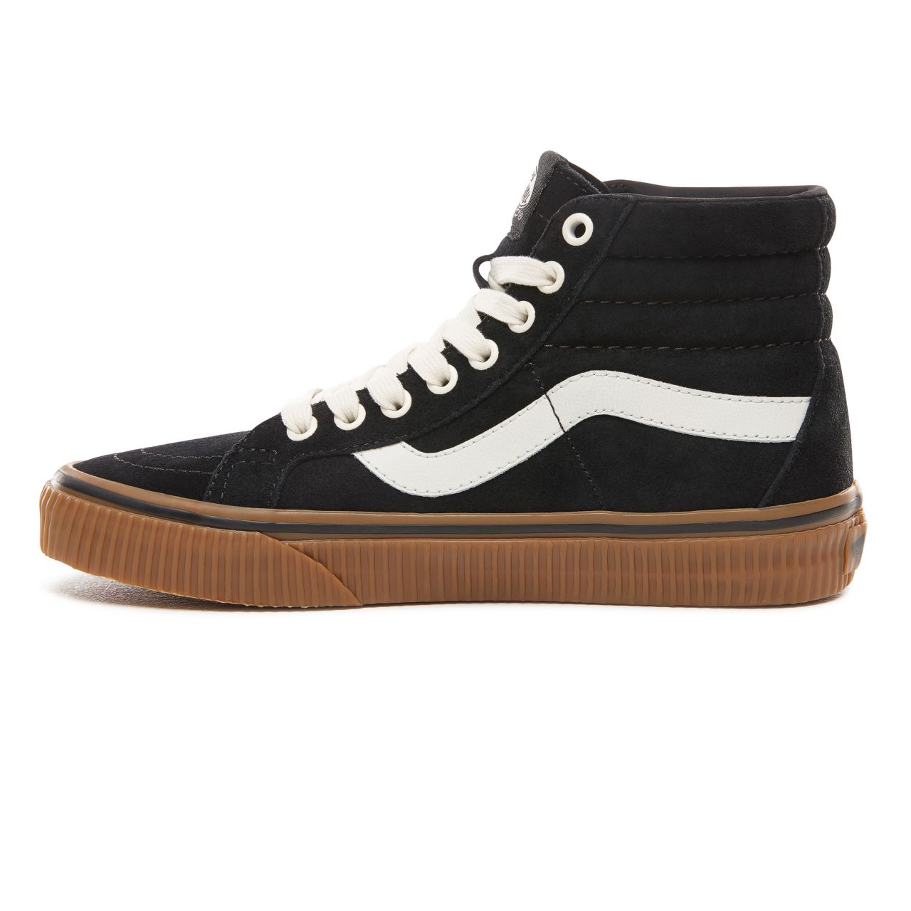 Vans Suede Sk8-Hi Reissue Classic Womens - (Suede) Black/Embossed Gum VN0A2XSBUQO Shoes